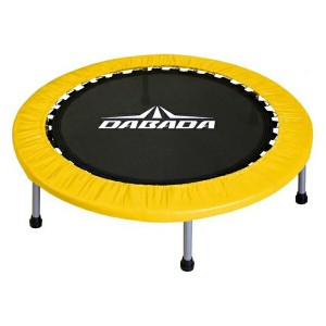 DABADA(ダバダ):折りたたみトランポリン イエロー TRAMPOLINE トランポリン ダイエット フィットネス trampoline 