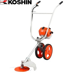 工進(KOSHIN):＜工進認定店＞キャリー式エンジン草刈機 EBC-26C【メーカー直送品】 KOSHIN こうしん 草刈 エンジン キャリー ナイロン EB