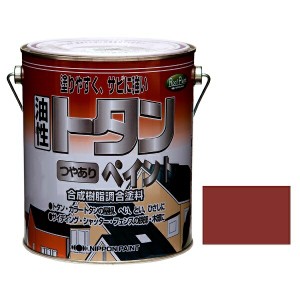 ニッペホームプロダクツ:トタンつやありペイント ブラウンレッド 2kg 4976124184901【メーカー直送品】【地域制限有】 油性トタンつやあ