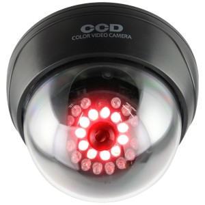 オンスクエア:OnSUPPLY(オンサプライ) ダミーカメラ ドーム型(夜間自動発光) OS-168R ダミー カメラ 防犯 屋内 ドーム LED