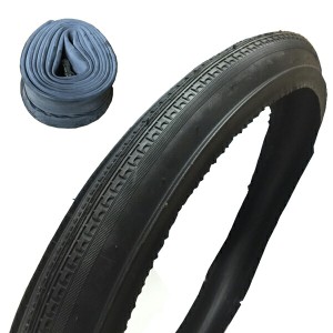 Shinko(シンコー):実用車用タイヤ 26×1 3/8 B/E SR128 ブラック チューブセット SR128-26280017 実用車 26インチ 耳付き BE -26280017 