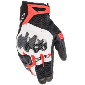 アルパインスターズ:SMXR GLOVE ＊ASIA 1304 BLACK WHITE BRIGHT RED L - アルパインスターズ SMX-R グローブ