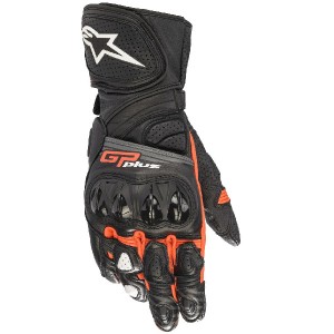 アルパインスターズ:GP PLUS R V2 GLOVE 1030 BLACK RED FLUO M - アルパインスターズ GP V2レーシンググローブ