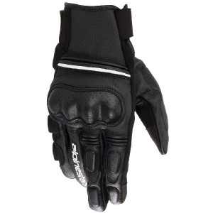 アルパインスターズ:PHENOM LEATHER GLOVE 12 BLACK WHITE M - アルパインスターズ PHENOM レザーグローブ