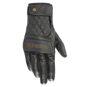 アルパインスターズ:BRASS LEATHER GLOVE 10 BLACK M - アルパインスターズ BRASS レザーグローブ