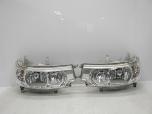 ★コーティング加工済★　ダイハツ　L350S　L360S　タントカスタム　ヘッドライト　左右セット　HID　100-51815　220826100