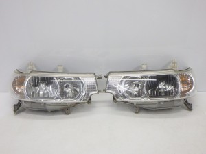 ★コーティング加工済★　ダイハツ　L350S/L360S　タントカスタム　ヘッドライト　左右セット　HID　100-51815　220601203