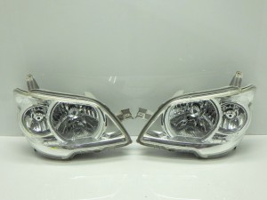 ★コーティング加工済★　ダイハツ　L455S/L465S　タント　エグゼ　前期　ヘッドライト　左右セット　HID　レベ付き　100-51032　2212221