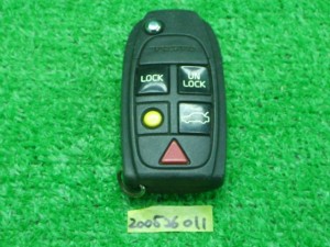 【中古】ボルボ　純正　スマートキー　5ボタン　作動確認済み　KEY200526011 中古 車 パーツ 中古パーツ 中古部品 カスタム 即発送