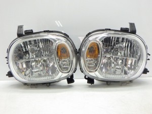 ★コーティング　スズキ　HE22S　ラパン　ヘッドライト　左右　HID　LE08H6182　訳アリ　240118218