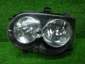 ダイハツ L150S/L160S ムーヴカスタム 後期 左ヘッドライト HID レベ付 230309129