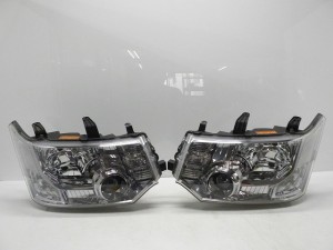 ★コーティング　CV系　デリカ　D5　前期　ヘッドライト　左右　HID　100-87918　230627031