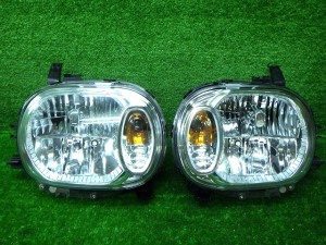 スズキ HE22S ラパン LE08H6182 ヘッドライト左右 HID レベ付 240514139