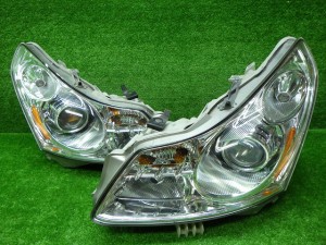 日産 V36 NV36 スカイライン 前期 ヘッドライト左右 キセノン HID D 100-63864 240522042