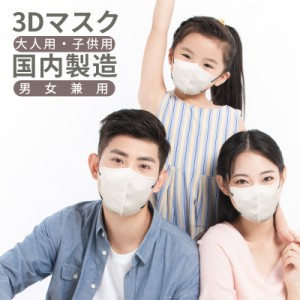 日本製 3Dマスク 薄型 男女兼用 20枚 立体マスク 息がしやすい 立体構造 不織布マスク 普通サイズ 小顔 使い捨て 血色 カラー 耳が痛くな