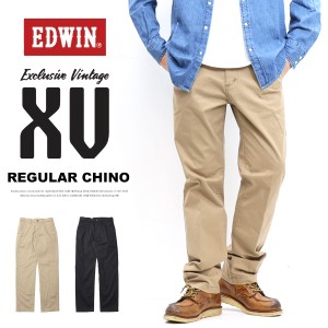 EDWIN エドウィン XV KHAKIS レギュラーストレート チノパンツ ストレッチ パンツ メンズ 送料無料 EXK01