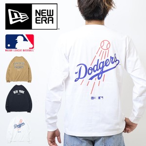 NEW ERA ニューエラ MLB プリント 長袖Tシャツ ロンT メンズ レディース ユニセックス 送料無料 13755413 13755420 13755422