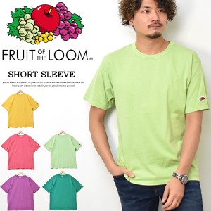 SALE セール FRUIT OF THE LOOM フルーツオブザルーム ワンポイント 半袖 Tシャツ 製品染め ワッペン 17862600