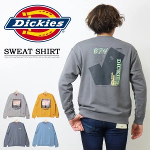 Dickies ディッキーズ プリント スウェットシャツ トレーナー メンズ レディース ユニセックス 裏毛スウェット 2174-1674