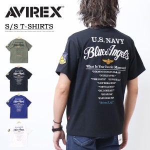 AVIREX アヴィレックス 半袖Tシャツ ブルーエンジェルス メンズ 半T アビレックス 送料無料 783-4134020