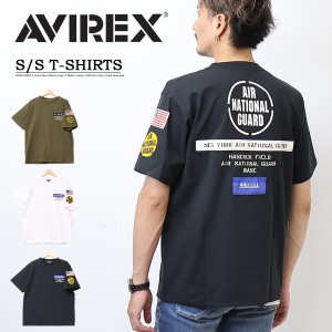 AVIREX アヴィレックス エアナショナルガード パッチド Tシャツ 半袖 Tシャツ メンズ 半袖Tシャツ アビレックス 送料無料 783-3234036