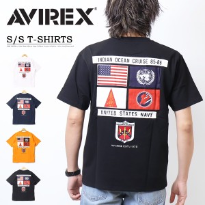SALE セール AVIREX アヴィレックス トップガン シーチングパッチ 半袖Tシャツ メンズ 半T アビレックス 送料無料 783-3934012