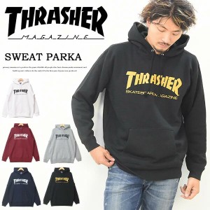 THRASHER スラッシャー ロゴプリント スウェットパーカー 裏起毛スウェット プルオーバー マグロゴ TH8501