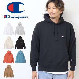 Champion チャンピオン プルオーバー スウェットパーカー 裏毛 プルパーカー ワンポイント フーディ ベーシック BASIC 定番 メンズ レデ