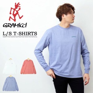 GRAMICCI グラミチ G-ロゴプリント 長袖 Ｔシャツ プリントＴシャツ ロンT 長Ｔ長袖Tシャツ メンズ 送料無料 G2SU-T012