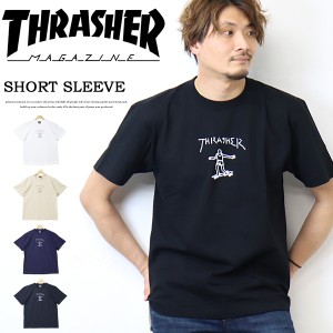 THRASHER スラッシャー マークゴンザレス ロゴプリント 半袖 Tシャツ ロゴ カットソー ユニセックス TH8128