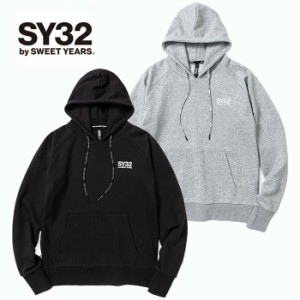 SY32 by SWEETYEARS エスワイサーティトゥ SLASH BIG LOGO P/O HOODIE [Lot/13008] パーカー フーディー フード プルオーバー スウェット