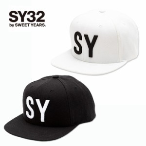 SY32 by SWEETYEARS エスワイサーティトゥ 3D LOGO CAP [Lot/13631] キャップ 帽子 フラットバイザー ベースボールキャップ ロゴ 定番 お