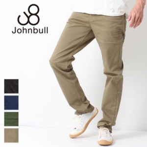 Johnbull ジョンブル ワンサイドジップパンツ  [Lot/21582] ストレッチパンツ シルエット テーパード スナッグパンツ チノパン パンツ 日