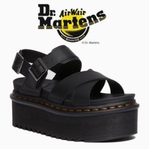 【国内正規販売店】 DR.MARTENS ドクターマーチン VOSS II QUAD サンダル  [Lot/30717001]  厚底サンダル 靴 ブラック マーチン レディー