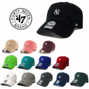 47brand フォーティーセブンブランド NY チビロゴ キャップ Yankees BaseRunner'47 CLEAN UP [Lot/B-BSRNR17GWS] ニューヨークヤンキース