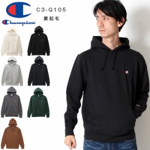 【国内正規取扱店】 Champion チャンピオン ワンポイント スウェットパーカー メンズ 裏起毛 [Lot/C3-Q105] ヴィンテージ 定番 人気 スウ