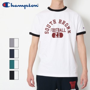 チャンピオン Champion ショートスリーブTシャツ [Lot/C3-X345]  tシャツ Tシャツ 半袖 メンズ トップス 春 夏 コットン グレー ホワイト