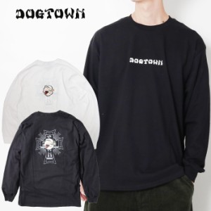 DOGTOWN ドッグタウン POPEYE CROSS L/S T-SHIRTS [Lot/DTPY-005] トップス Tシャツ カットソー 長袖Tシャツ ロンT ストリート メンズ