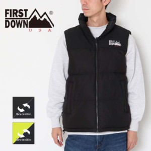 FIRST DOWN バブル ダウン ベスト マイクロフト BUBBLE DOWN VEST MICROFT F542002