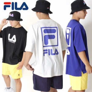 【40％OFF】 FILA HERITAGE フィラ ヘリテージ オーバーサイズ バックプリント ビッグシルエット Tシャツ [Lot/FM9553] メンズ トップス