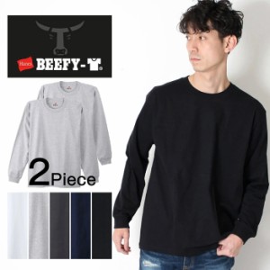 【10%OFF】【2PIECES】Hanes ヘインズ BEEFY-T ビーフィー パックTシャツ 2枚組 [Lot/H5186-2] 2P ヘビーウェイト パックT インナー ブラ