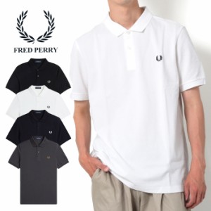 ポロシャツ M6000 FRED PERRY フレッドペリー ワンポイント ロゴ刺繍 ポロシャツ 半袖 メンズ 半袖ポロ 鹿の子 ブランド 白 黒 ネイビー 