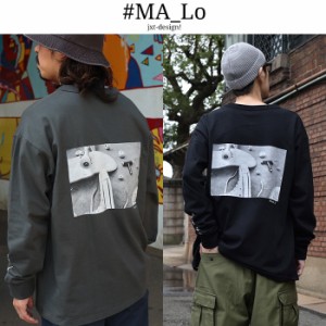 #MA_Lo マーロ ユニセックスフォトバックプリント L/S Tee [Lot/MA15515] メンズ レディース ロンT Tシャツ 長袖