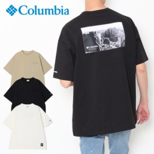 Columbia コロンビア ミラーズクレストグラフィックショートスリーブティー PM0795 半袖 Tシャツ メンズ アウトドア キャンプ 春 夏 カッ