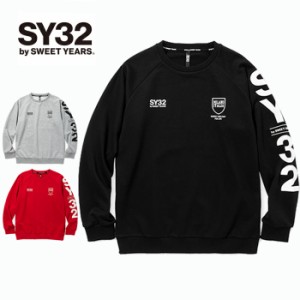 SY32 by SWEETYEARS エスワイサーティスウィートイヤーズ シールドロゴ プルオーバークルー [Lot/TNS1774] スウェット トレーナー Tシャ