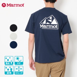 Marmot マーモット Basic Logo-T ベーシックロゴTシャツ TSSMC406 メンズ  半袖 プリントT tシャツ アウトドア ブランド UVカット 吸水 