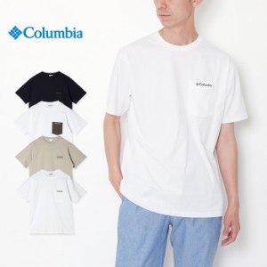 Columbia コロンビア ヤングストリートショートスリーブクルー XE1769 Tシャツ カットソー シャツ ポケットティー ロゴティー 日焼け対策
