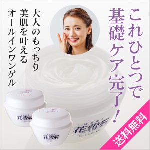 オールインワンゲル セラミド コラーゲン プラセンタ はなゆき 花雪肌 ジェルクリーム 110g 2個セット 医薬部外品 正規販売店