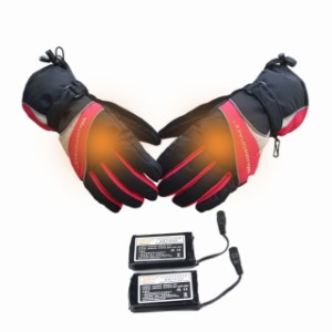 グローブ充電式 ヒーター手袋 電熱グローブ USB充電 防寒手袋 ヒーター付き 冬バイク用 アウトドア