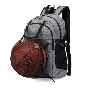バスケットボールバッグ　サッカーボールバッグ　リュックサック　スポーツバッグ　メンズバッグ　学生バッグ　　usb充電バッグ